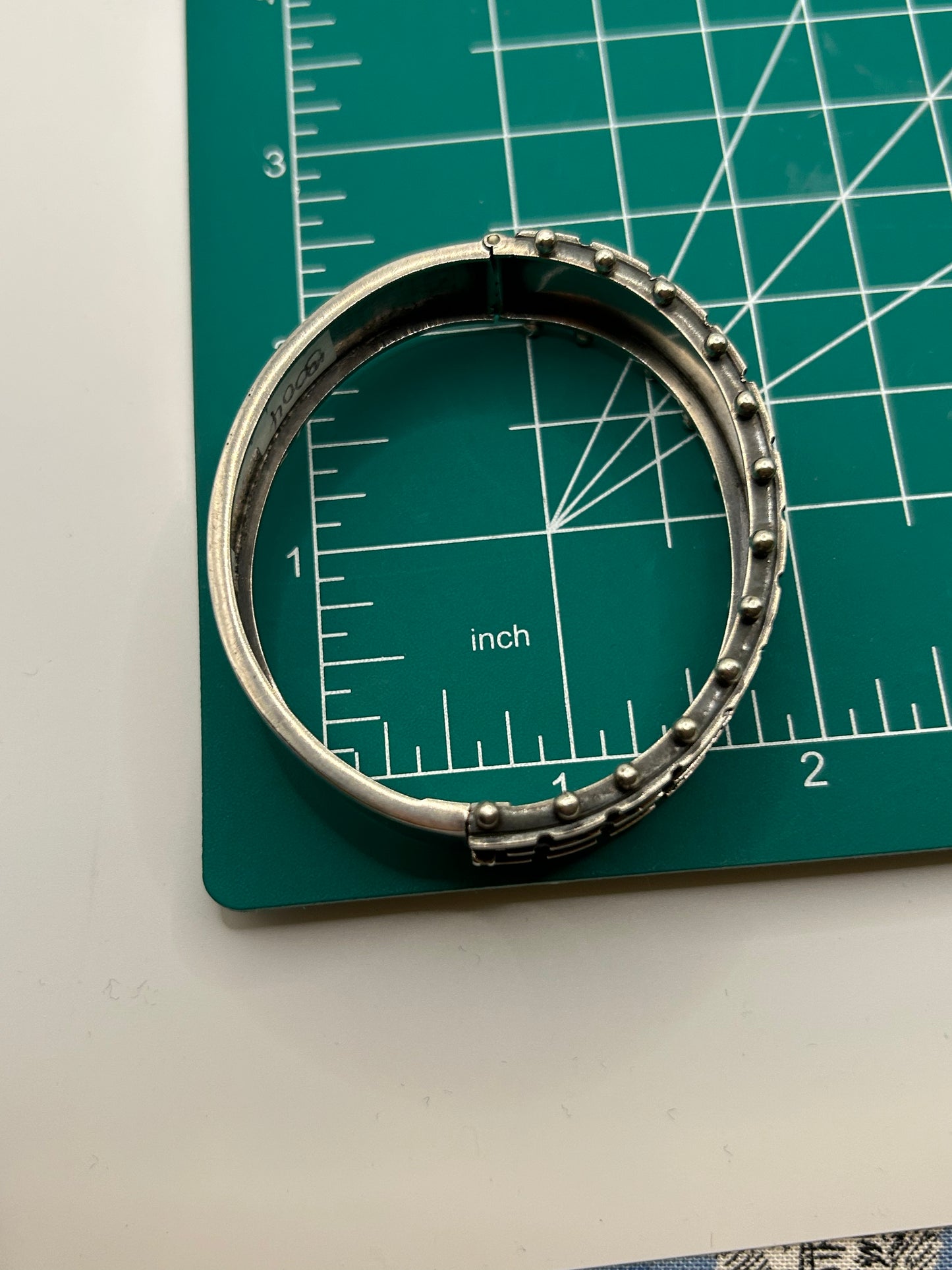 Antique English Silver Bracelet