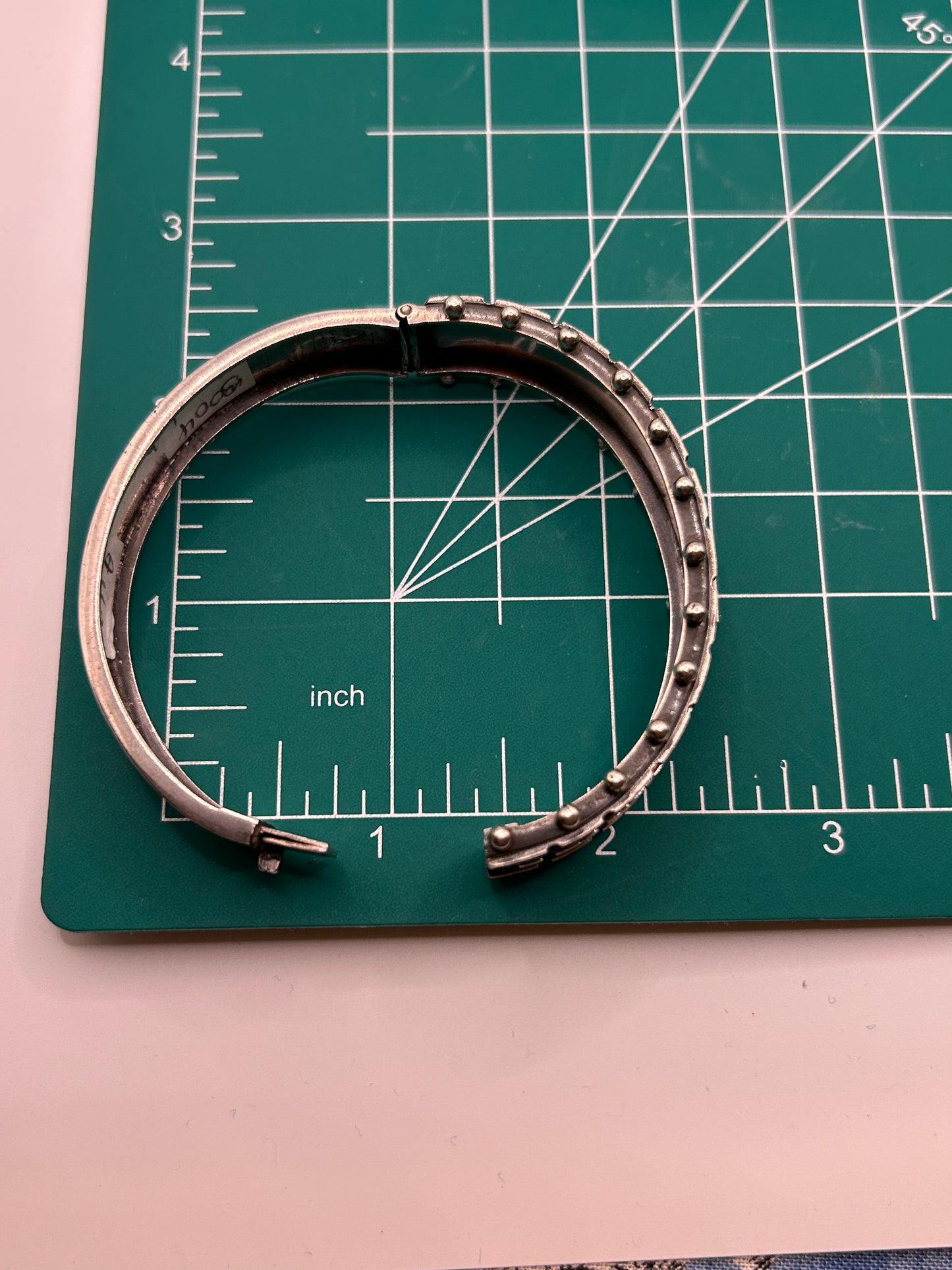 Antique English Silver Bracelet