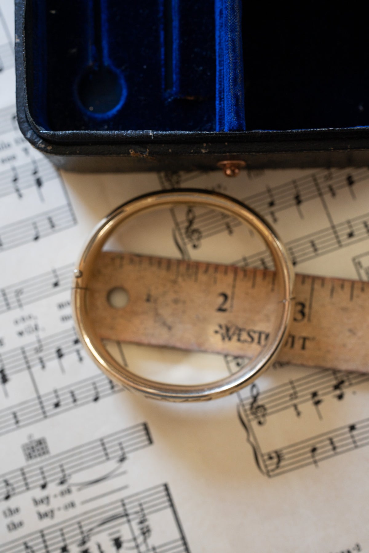 Dome Antique Gold-Filled Bracelet