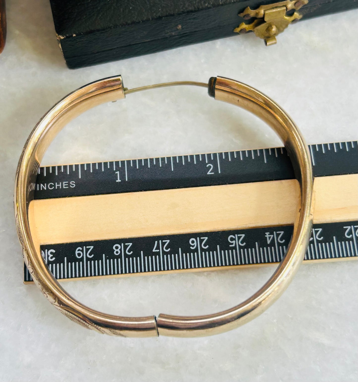 DN Engraved Antique Bracelet