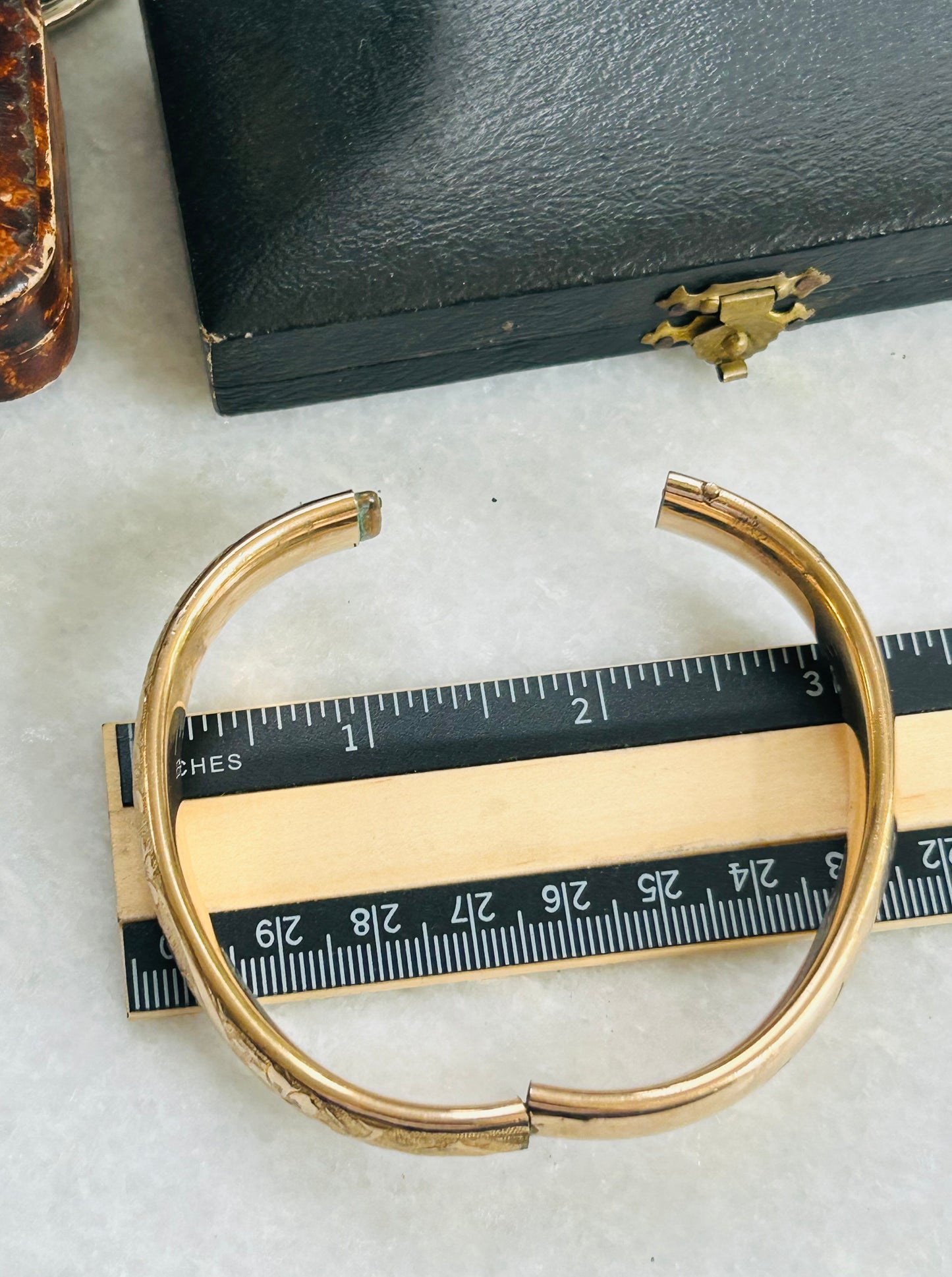 "Mary C Pifer" Gold-Filled Floral & Ribbon Bracelet
