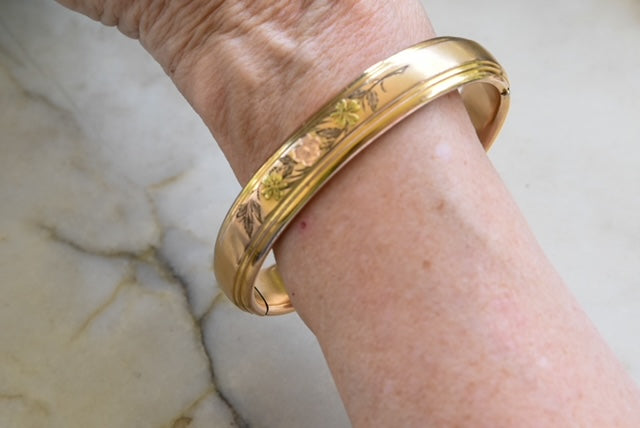 Gold-Filled Floral Accent Bracelet
