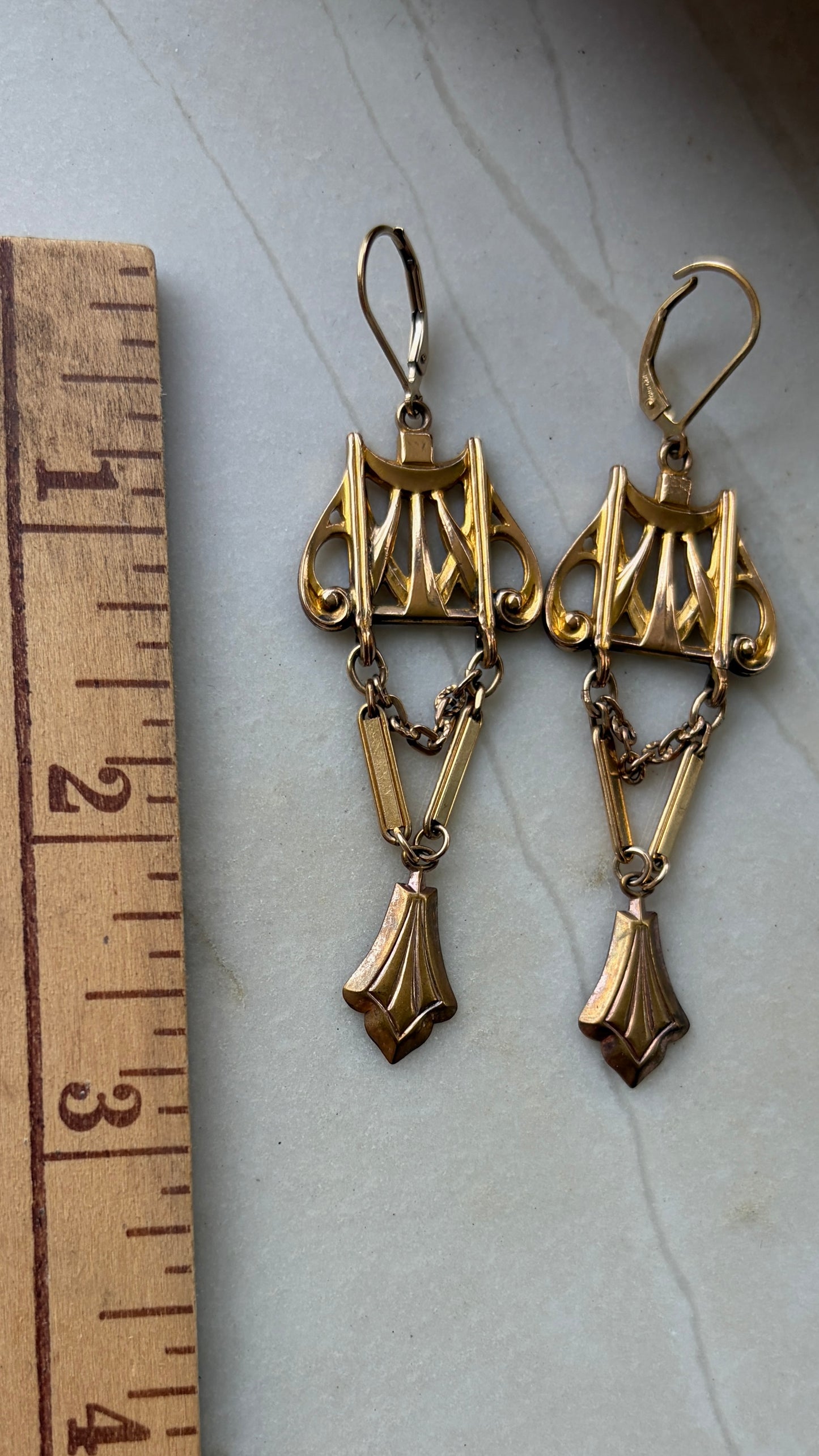 Watch Chain Gold-Filled Earrings