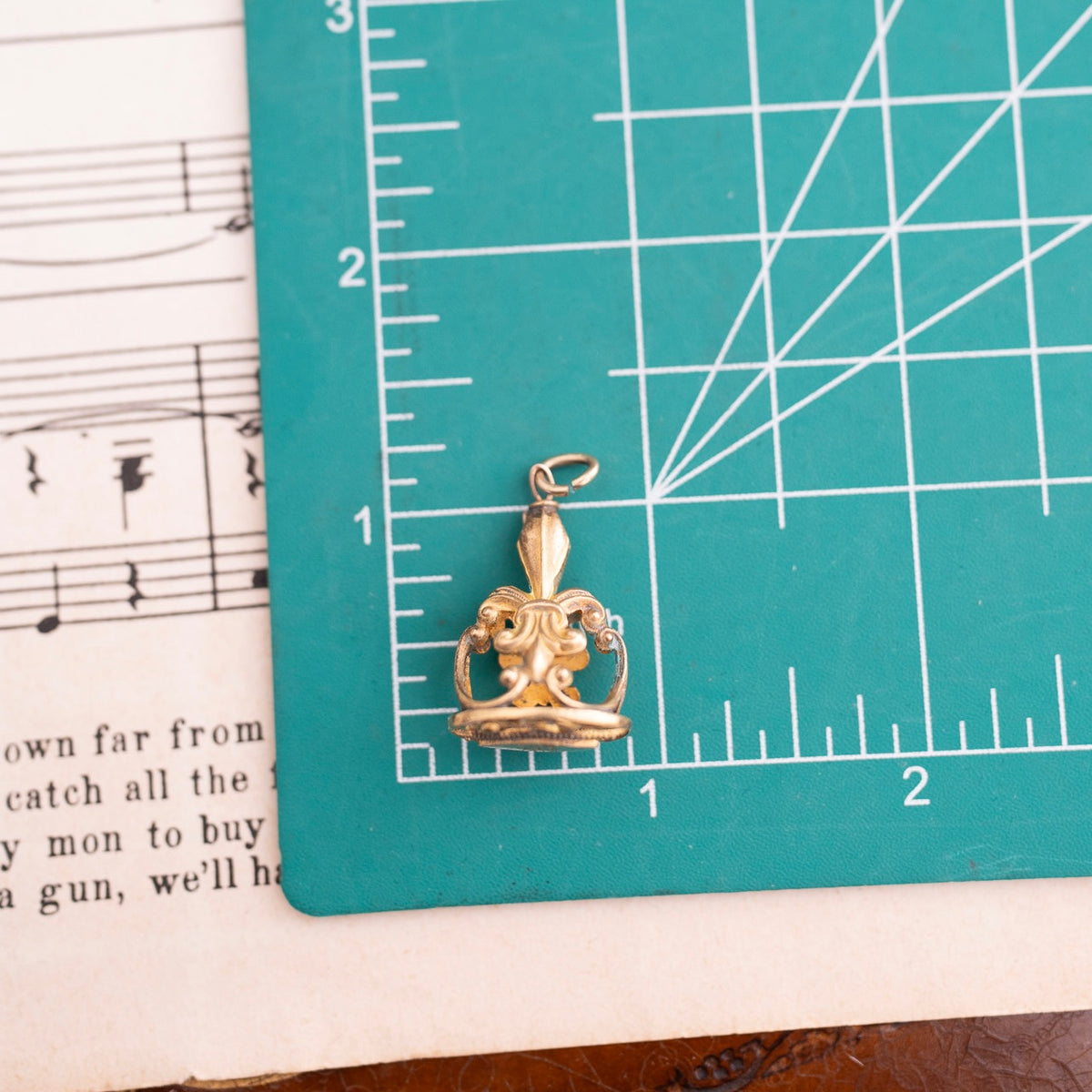"M" Engraved Watch Fob