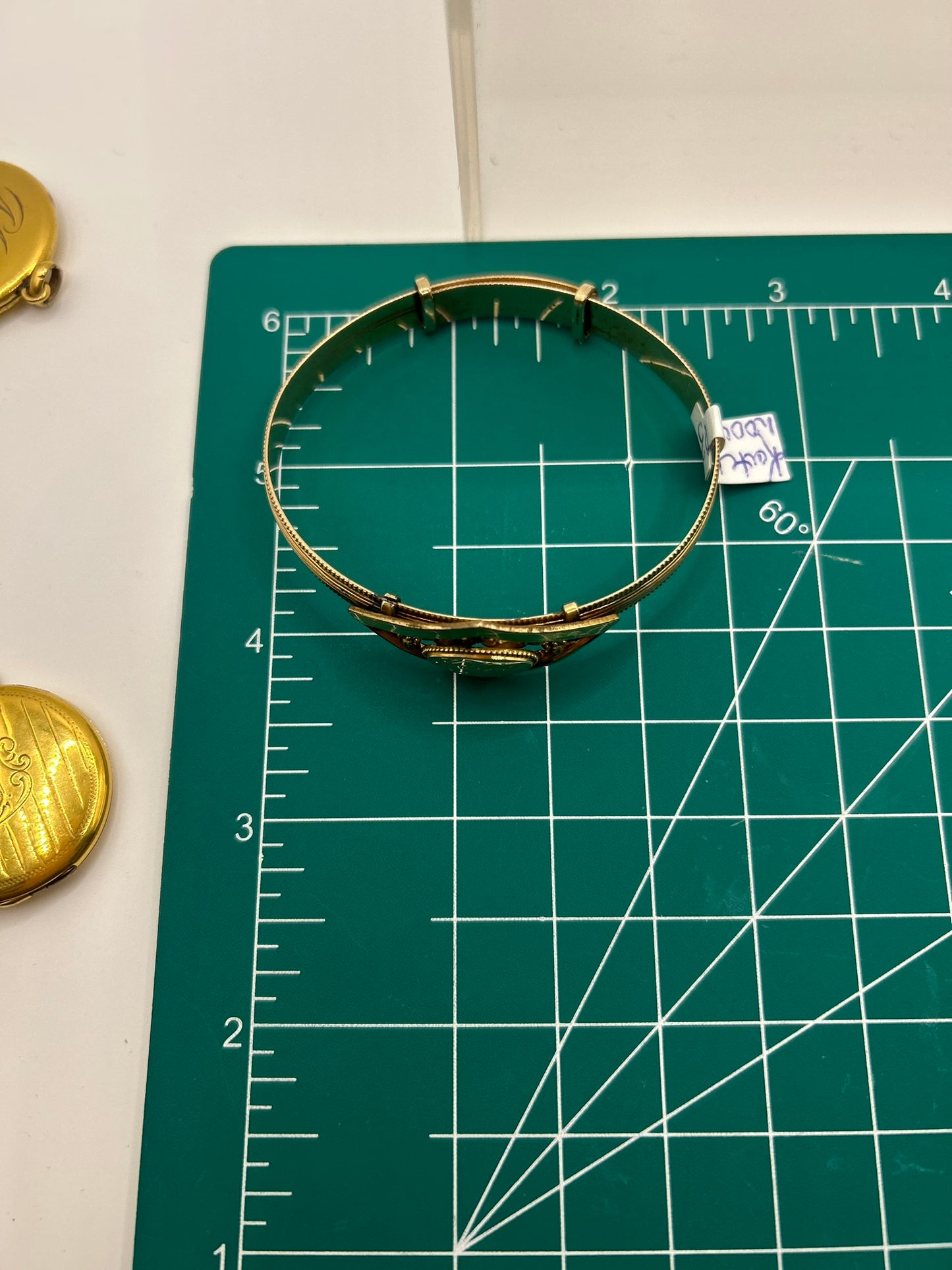 Katie Antique Engraved Bracelet