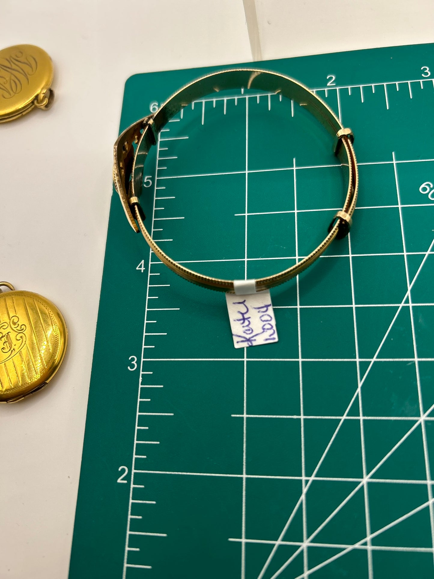 Katie Antique Engraved Bracelet