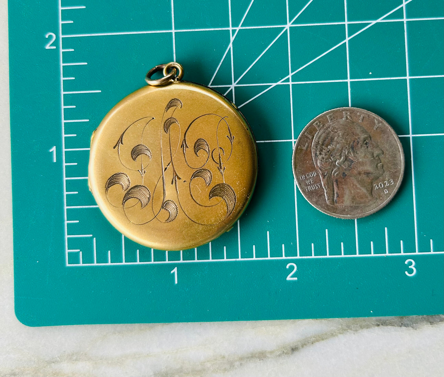 Ornamental Engraved Locket