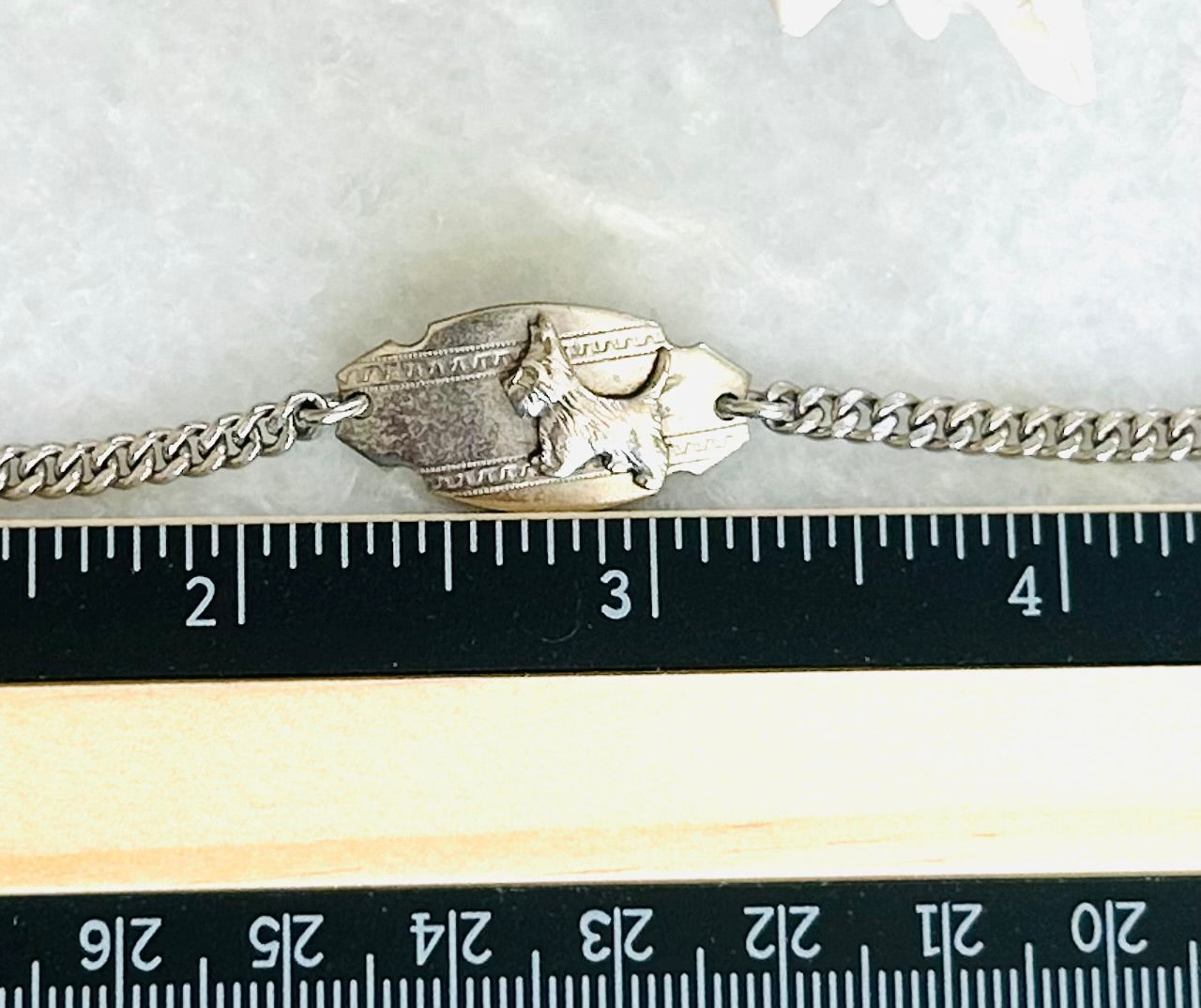 Scottie Dog Sterling Bracelet