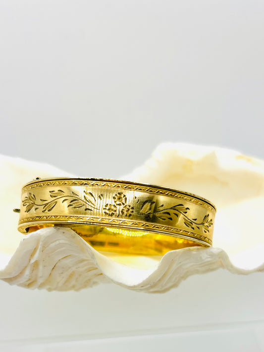 Antique gold filled bracelet
