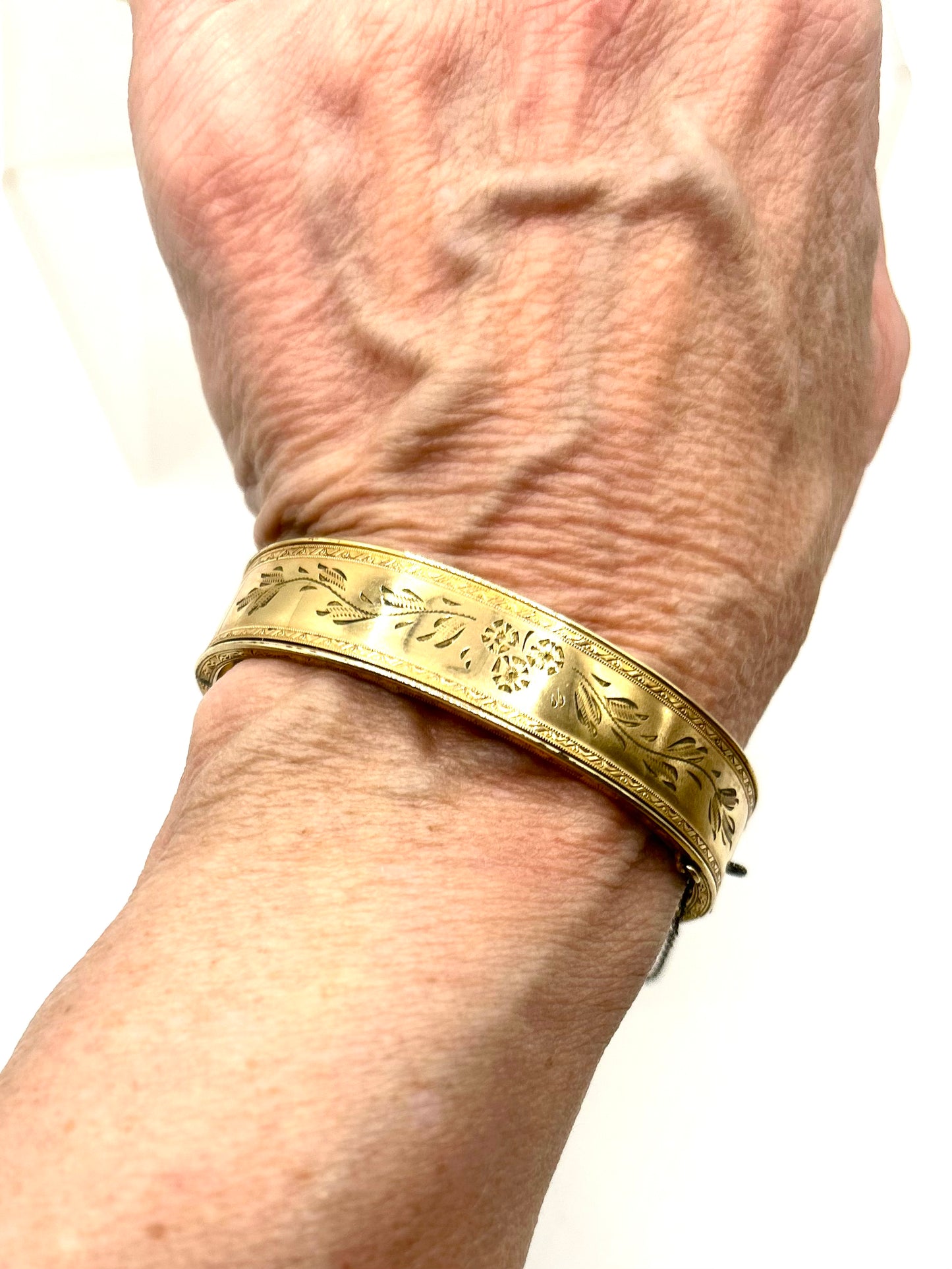 Antique gold filled bracelet