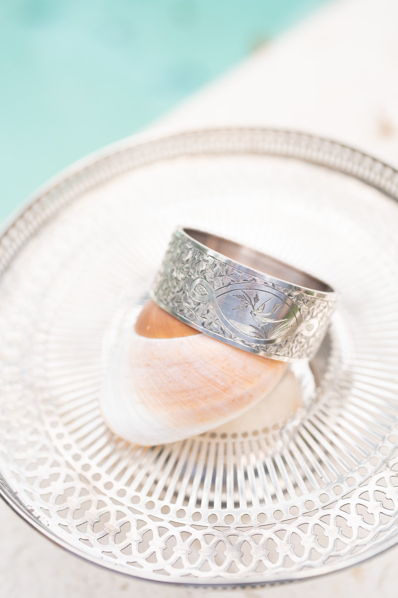 Antique Victorian Sterling Cuff Bracelet
