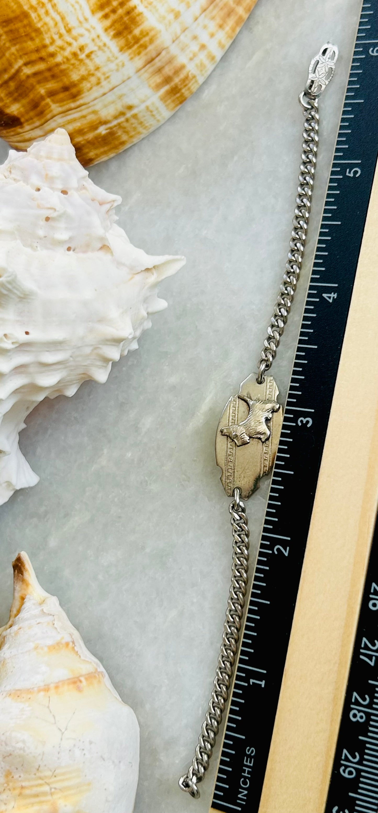 Scottie Dog Sterling Bracelet