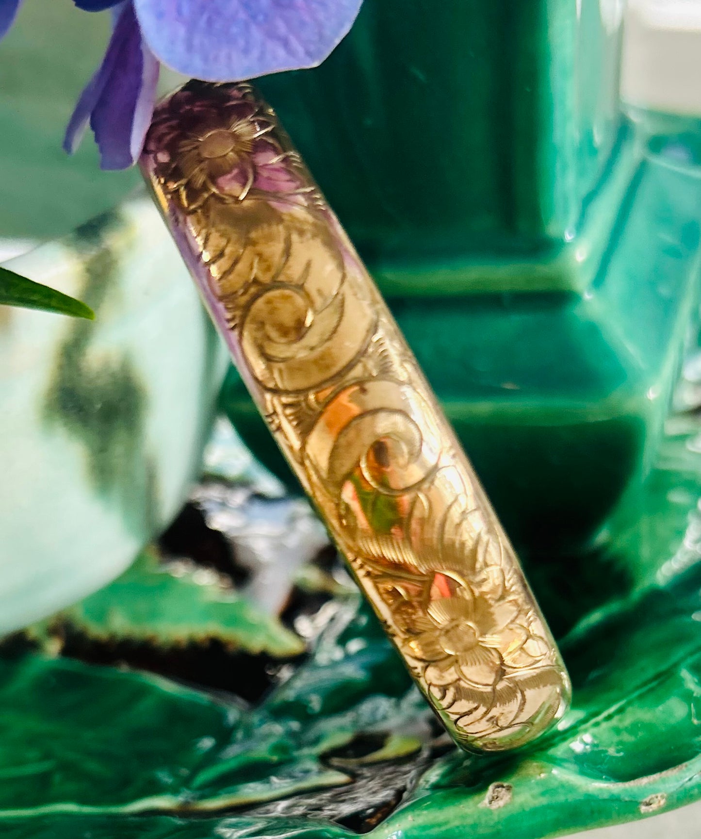 Lillian Ritchie Engraved Antique Bracelet