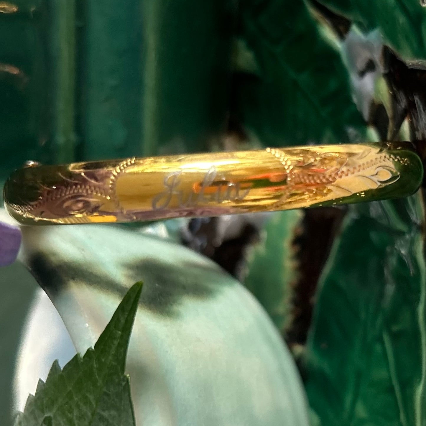 "Julia" Antique Gold-Filled Bracelet