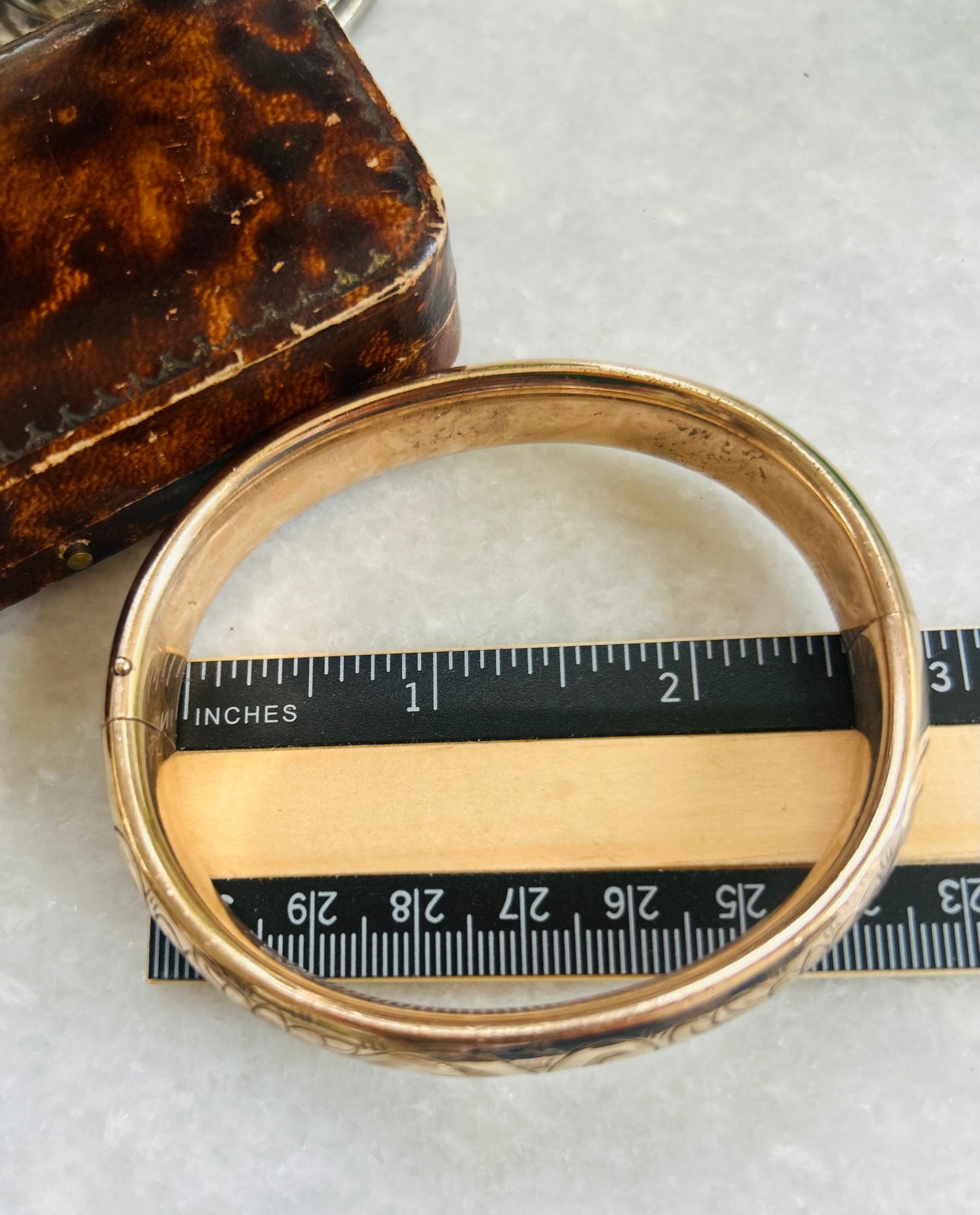 Lillian Ritchie Engraved Antique Bracelet