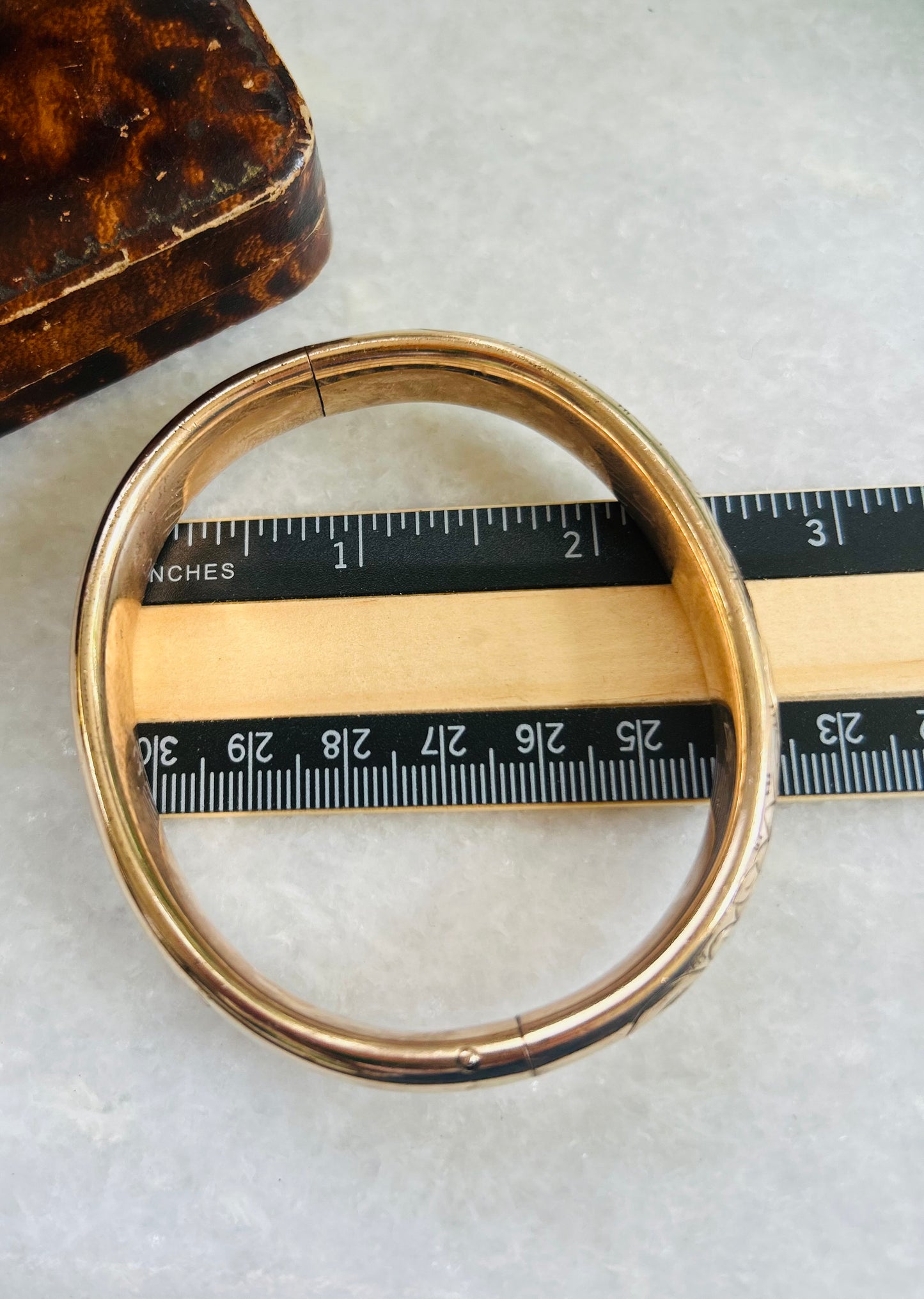 Lillian Ritchie Engraved Antique Bracelet