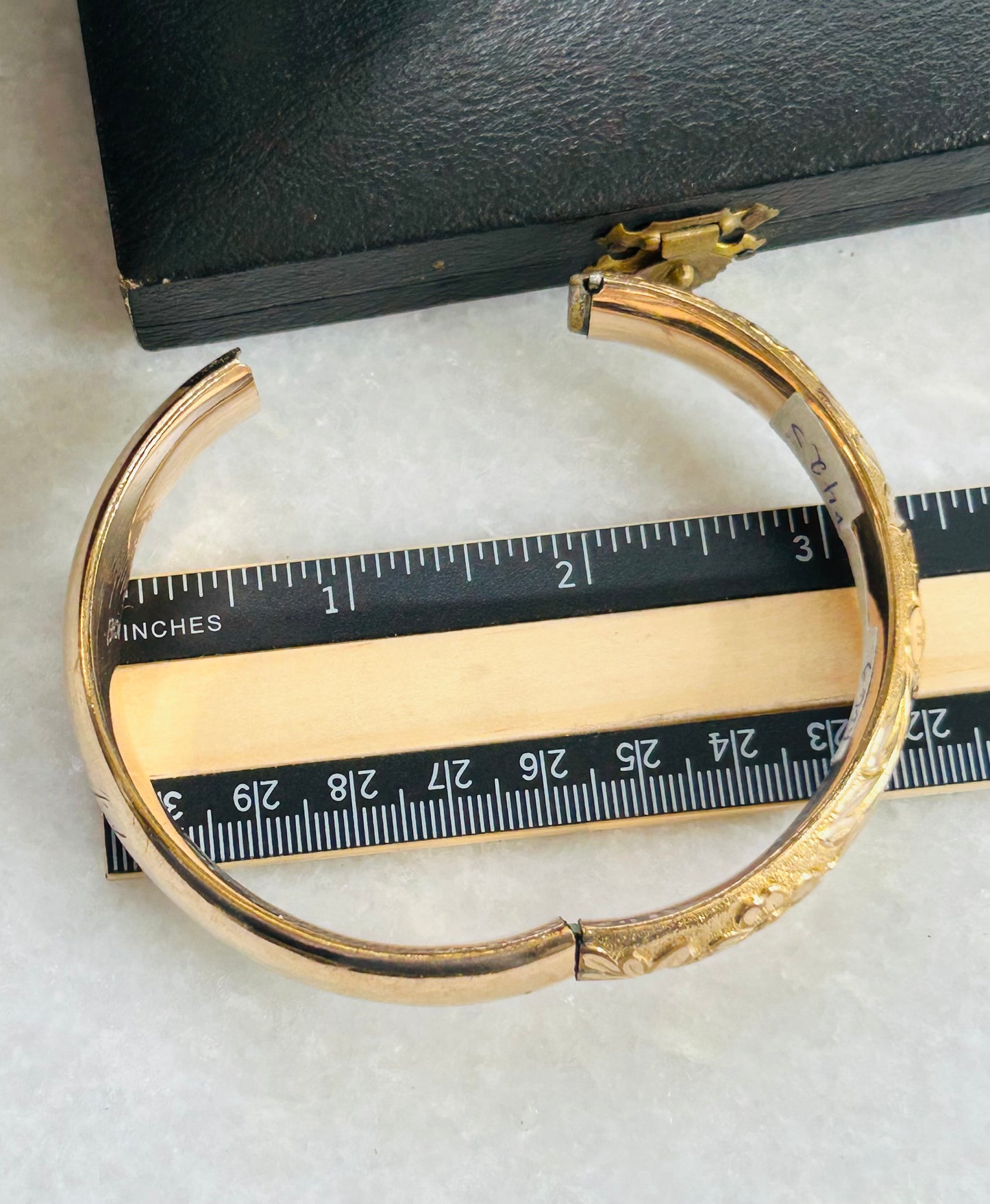 "Ada" Gold-Filled Repousse Bracelet