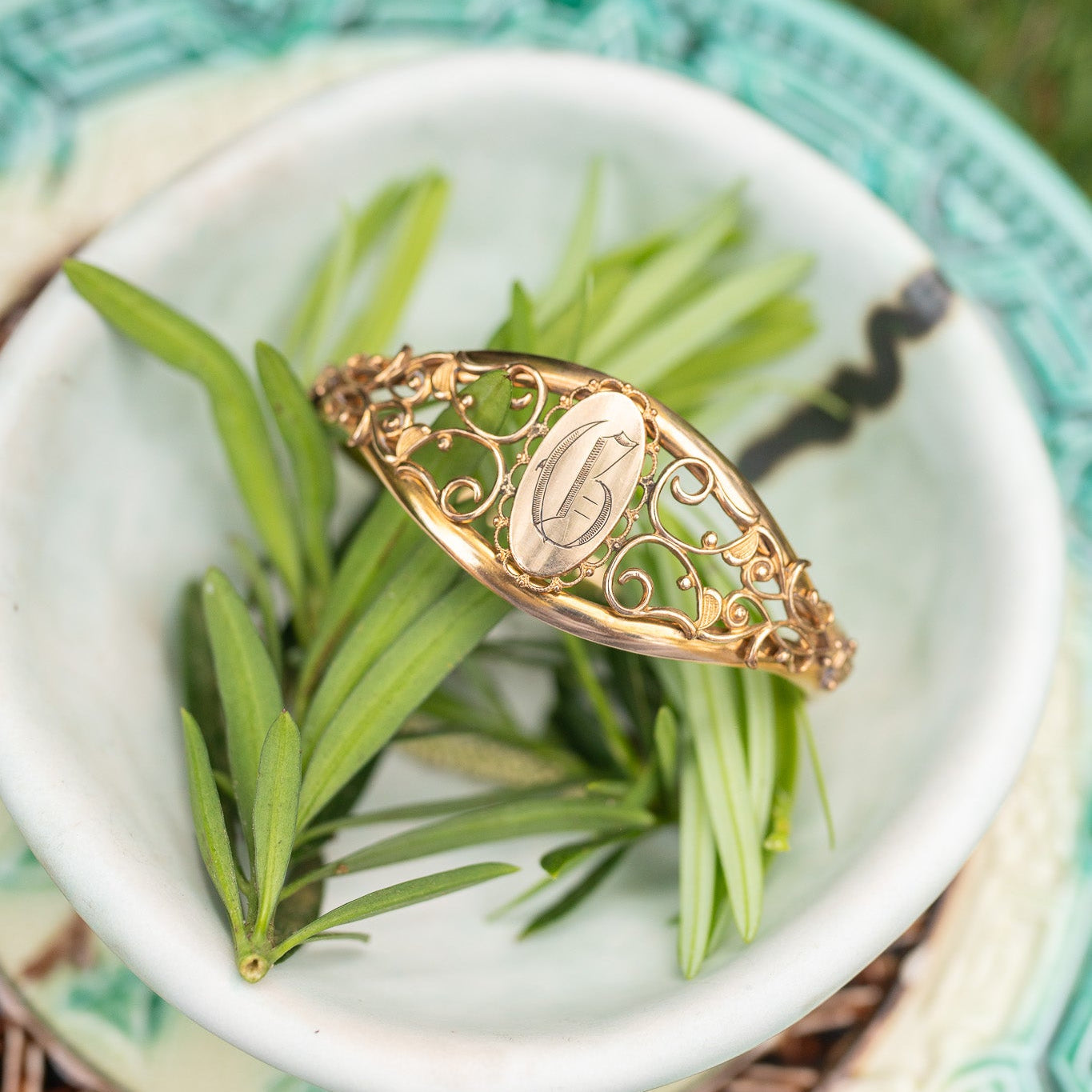 "G" Gold-Filled Bracelet
