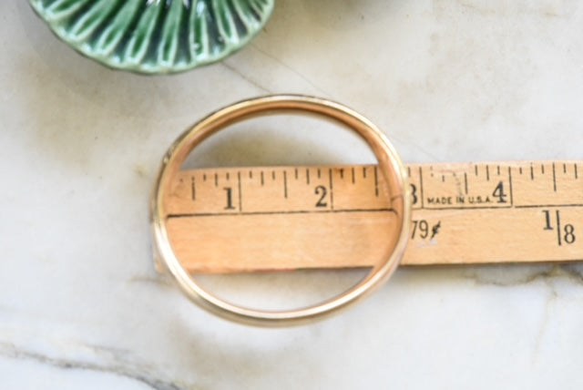Gold-Filled Embossed Pattern Bracelet