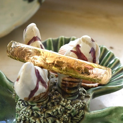 Floral Scroll Gold-Filled Bracelet