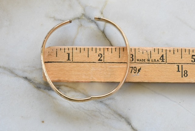 Gold-Filled Repouse Shell & Floral Bracelet