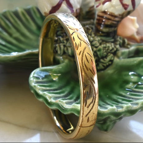 Etched Gold-Filled Bracelet