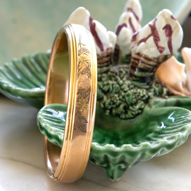 Gold-Filled Floral Accent Bracelet