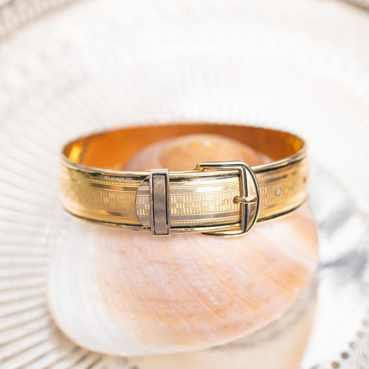 Gold-Filled Buckle Bracelet