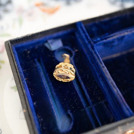 "M" Engraved Watch Fob